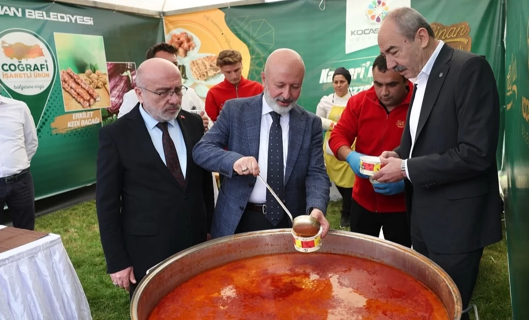 Kayseri Kocasinan Belediye Başkanı Ahmet Çolakbayrakdar, 3. Kayseri Gastronomi Günleri’nde
