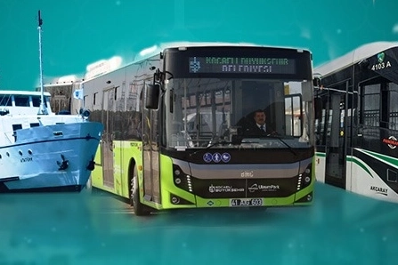 Kocaeli Büyükşehir Belediyesi, 29 Ekim Cumhuriyet Bayramı’nda otobüs, tramvay ve