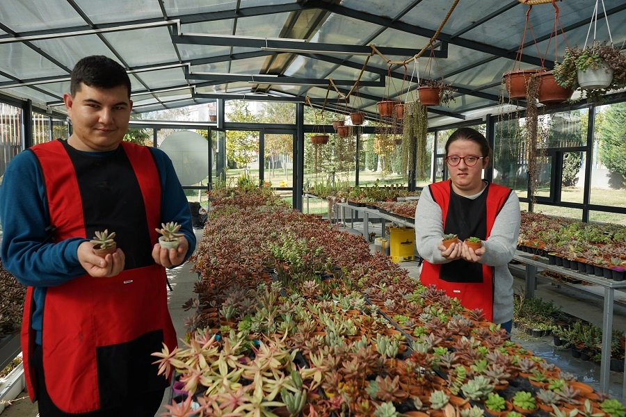 Selçuklu Otizmli Bireyler Eğitim (SOBE) Vakfı, otizmli bireylerin üretim süreçlerine