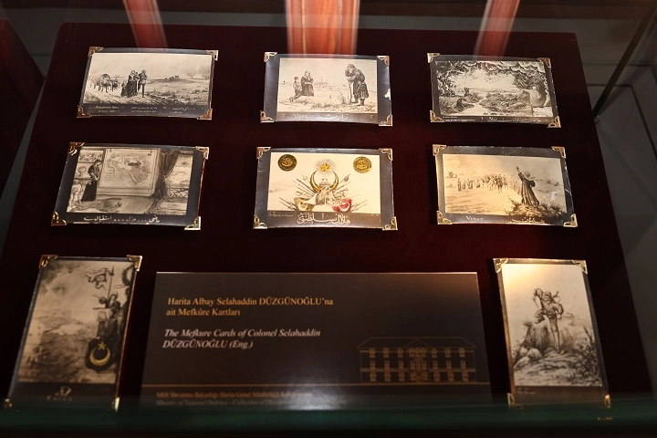 Mefkûre Kartlar sergisi ziyarete açıldı Millî Savunma Bakanlığına (MSB) bağlı Harita Genel Müdürlüğünce, 29 Ekim