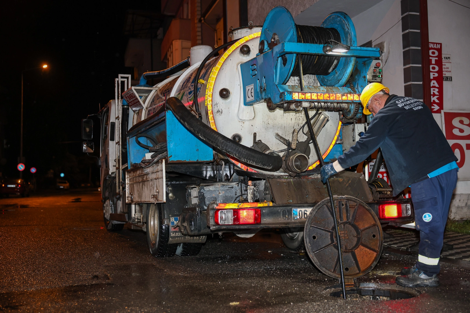 SASKİ, Sakarya genelinde etkili olan kuvvetli yağışlarda 270 personel ve