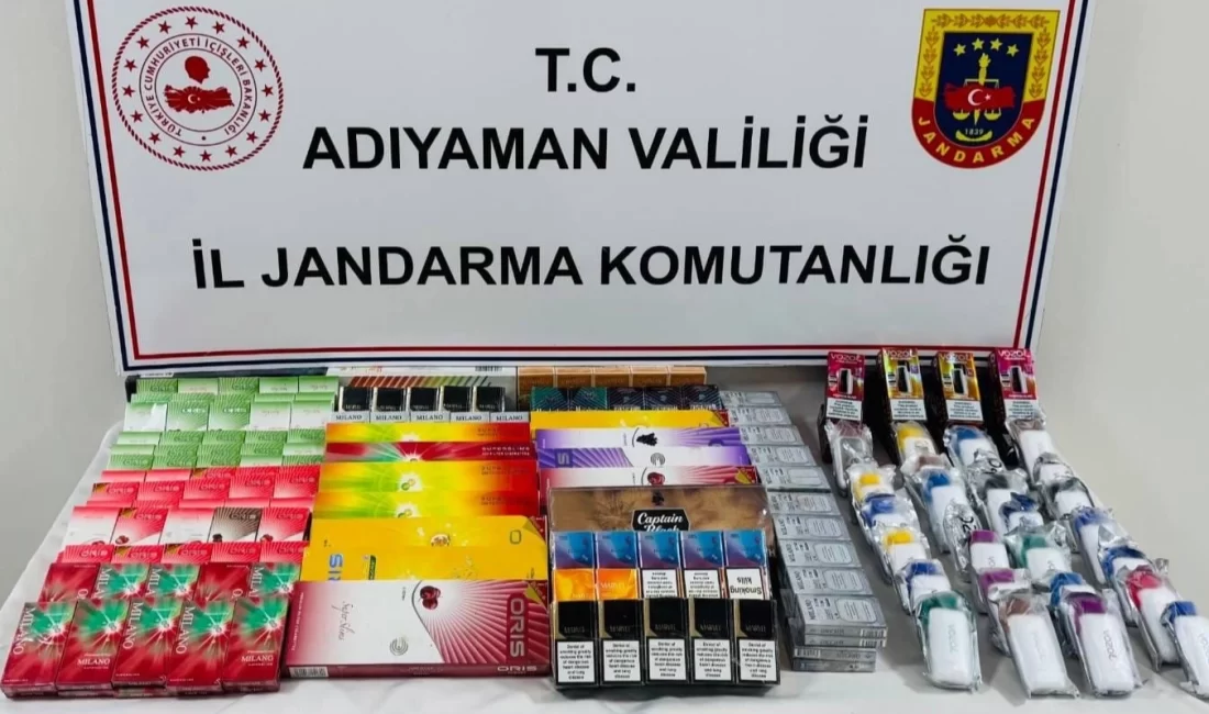 Adıyaman İl Jandarma Komutanlığı ekipleri, kaçakçılıkla mücadele kapsamında Adıyaman Cumhuriyet