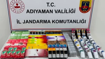 Adıyaman İl Jandarma Komutanlığı ekipleri, kaçakçılıkla mücadele kapsamında Adıyaman Cumhuriyet