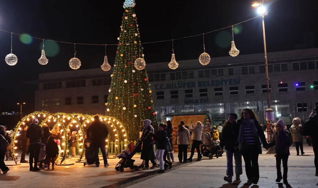 Bursa’da Nilüfer Belediyesi, yeni yılı Cumhuriyet Meydanı’nda kurulacak renkli bir
