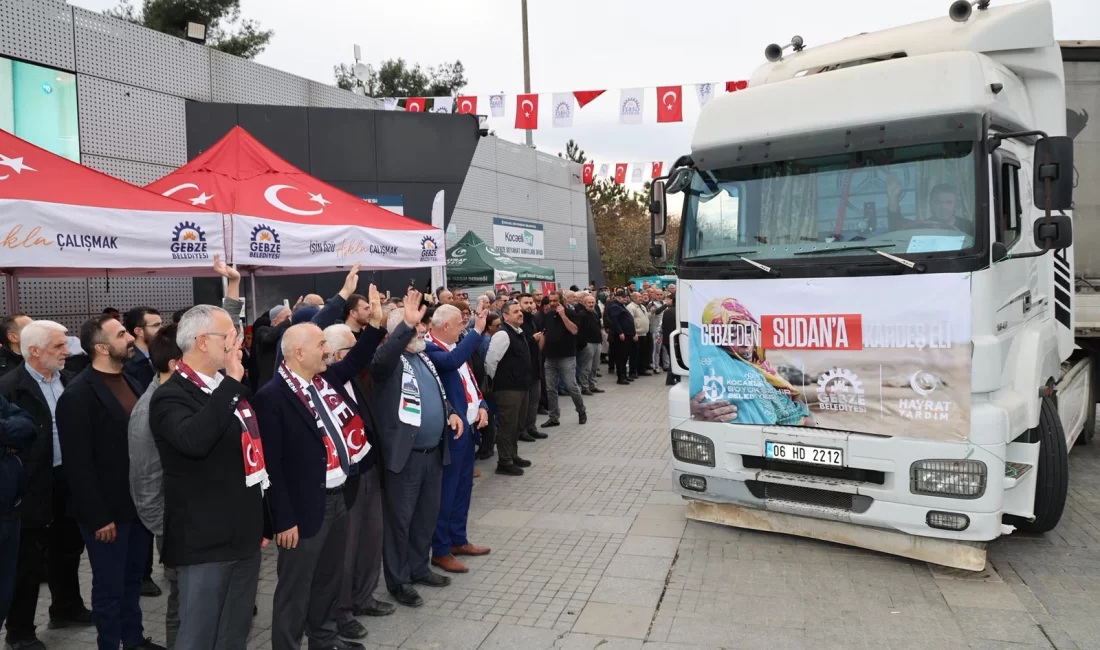 Gebze’den Sudan’a uzanan “Kardeş Eli” yardım kampanyası kapsamında hazırlanan 10