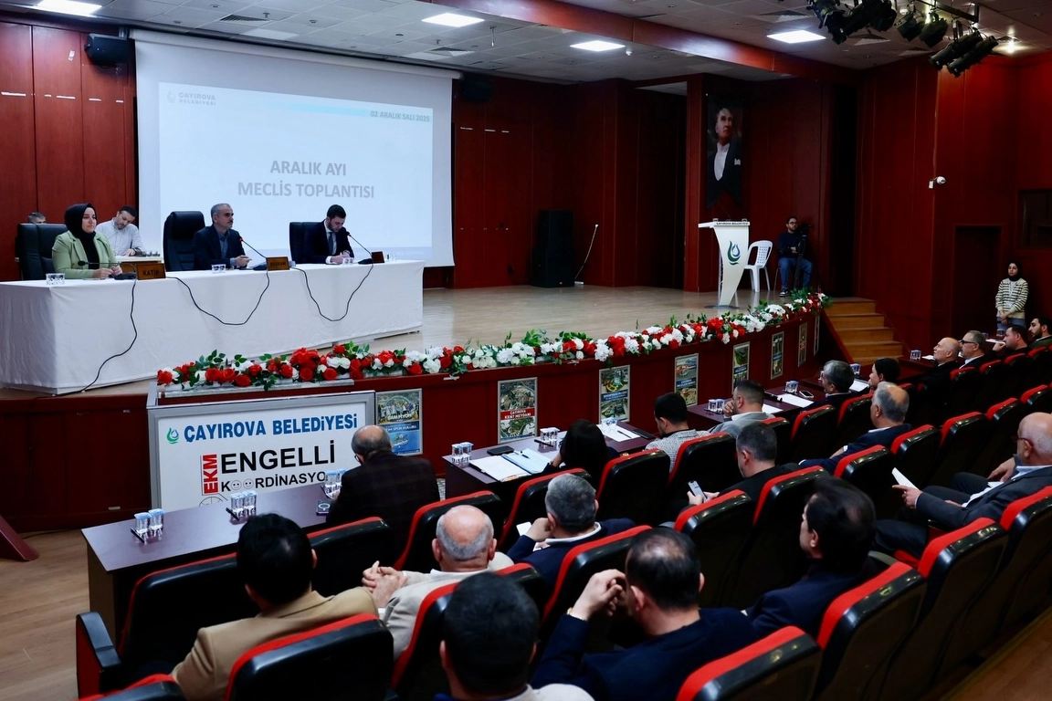 Kocaeli Çayırova Belediyesi Aralık Ayı Olağan Meclis Toplantısı, bugün gerçekleştirildi.