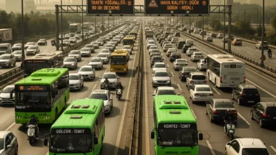 Kocaeli, sanayi yükünün yanı sıra hızla artan araç sayısı ve