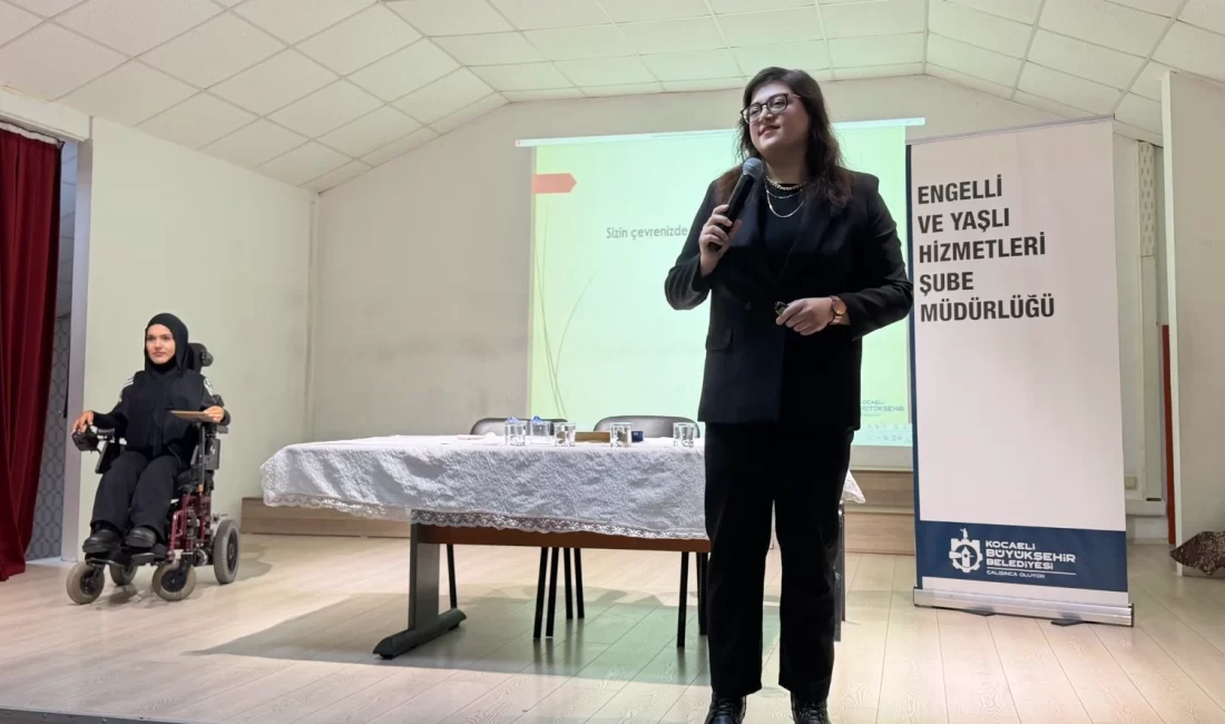 Kocaeli Büyükşehir Belediyesi tarafından yürütülen engellilik farkındalığı eğitimleri, ilkokul ve
