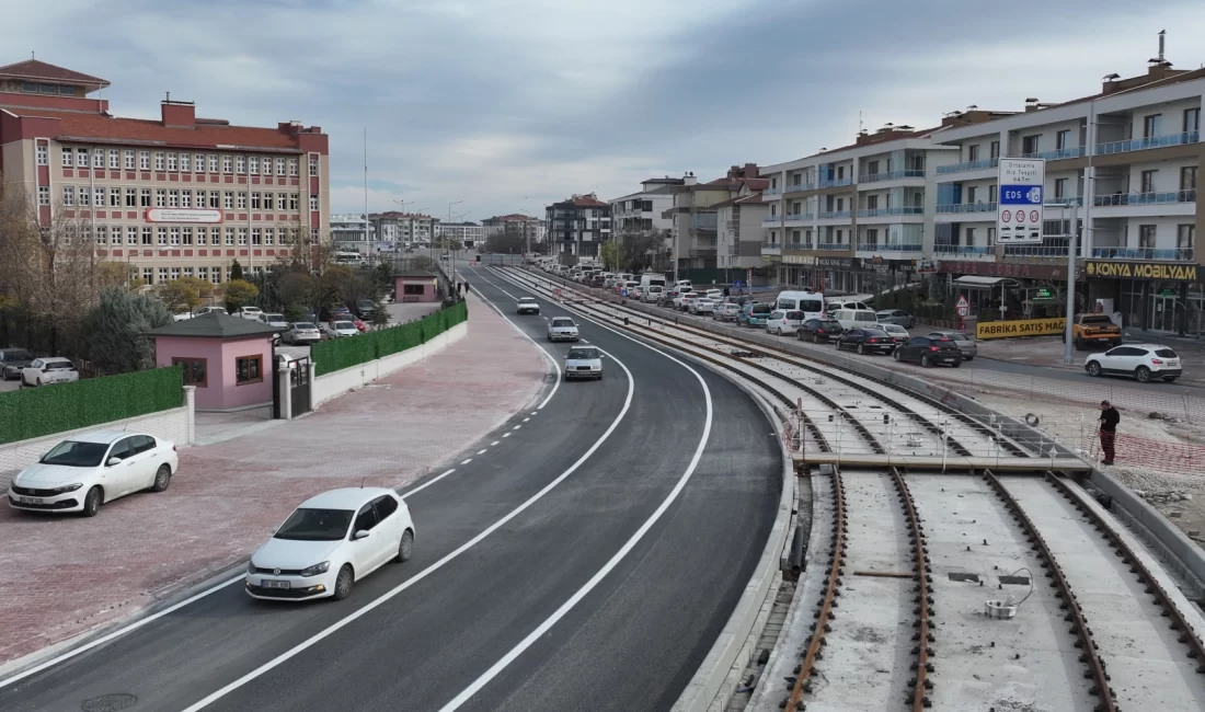 Konya Büyükşehir Belediyesi, Alaaddin – Adliye Tramvay Hattı’nı Şehir Hastanesi’ne