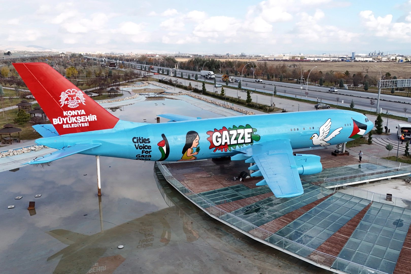 Konya Büyükşehir Belediyesi, Ankara Yolu üzeri Türk Yıldızları Parkı’nda sabit