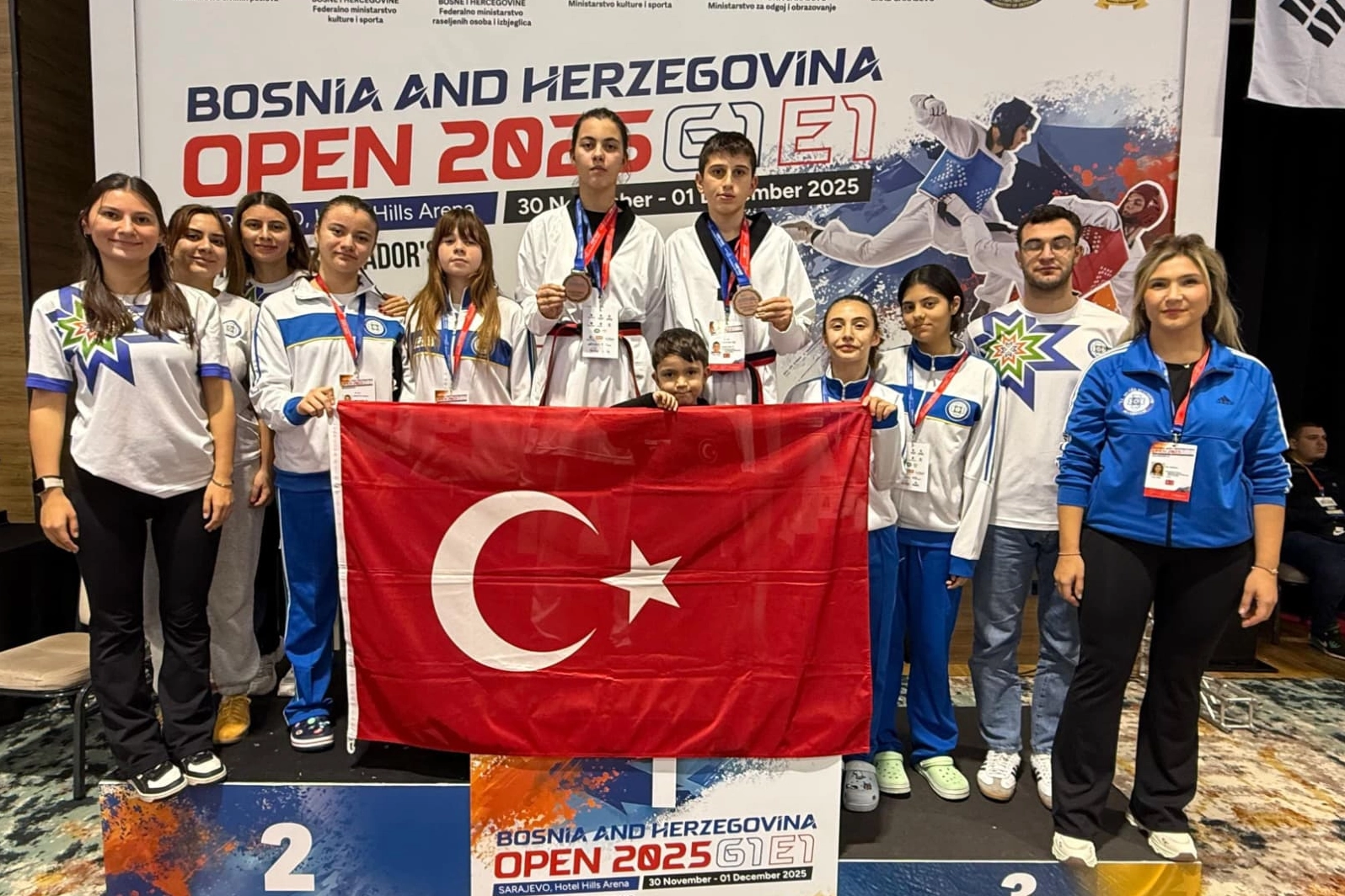 Saraybosna’da düzenlenen “World Taekwondo Bosnia and Herzegovina Open E1” turnuvasında