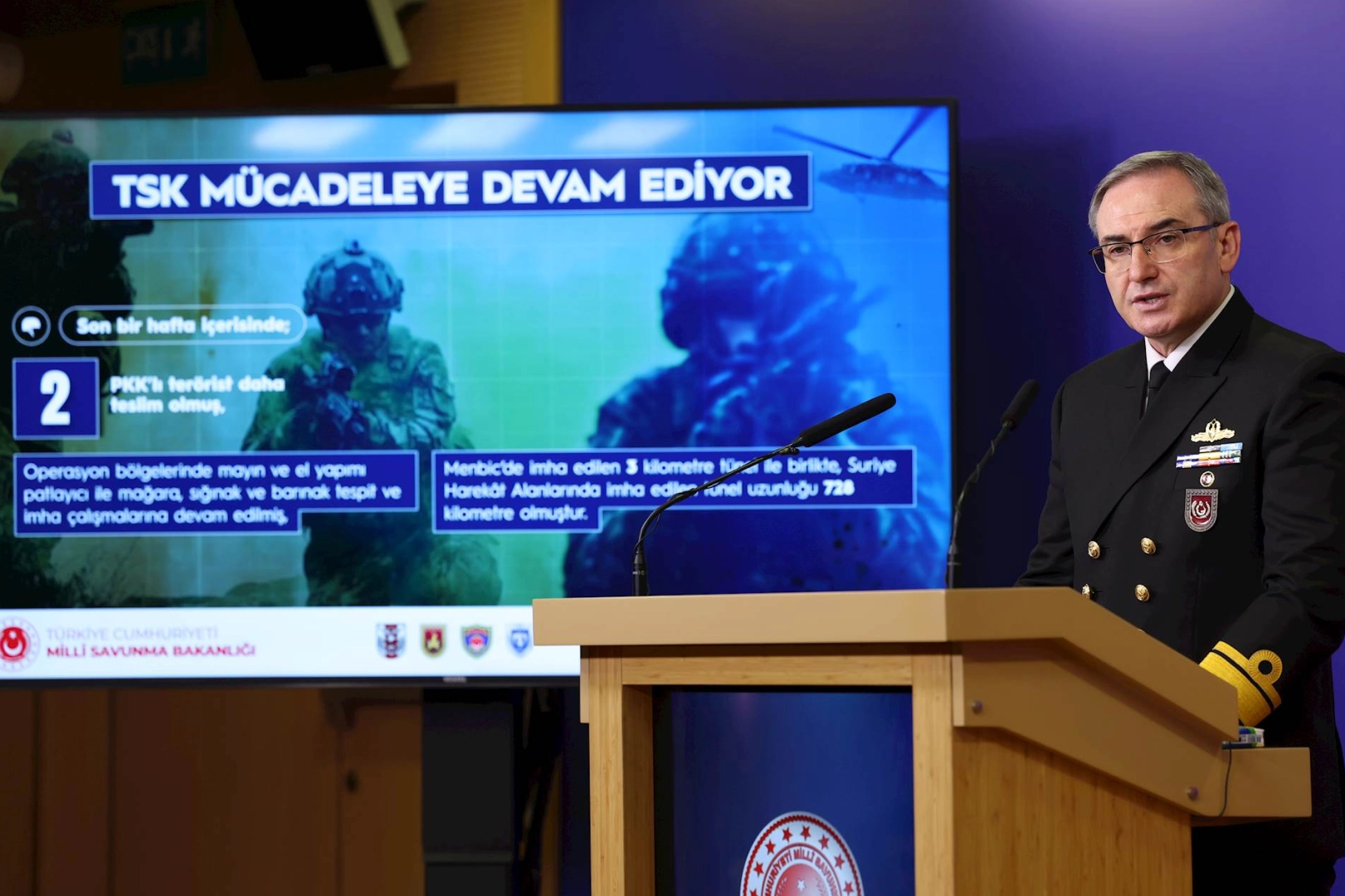 Milli Savunma Bakanlığı, son bir haftada terörle mücadele, hudut güvenliği