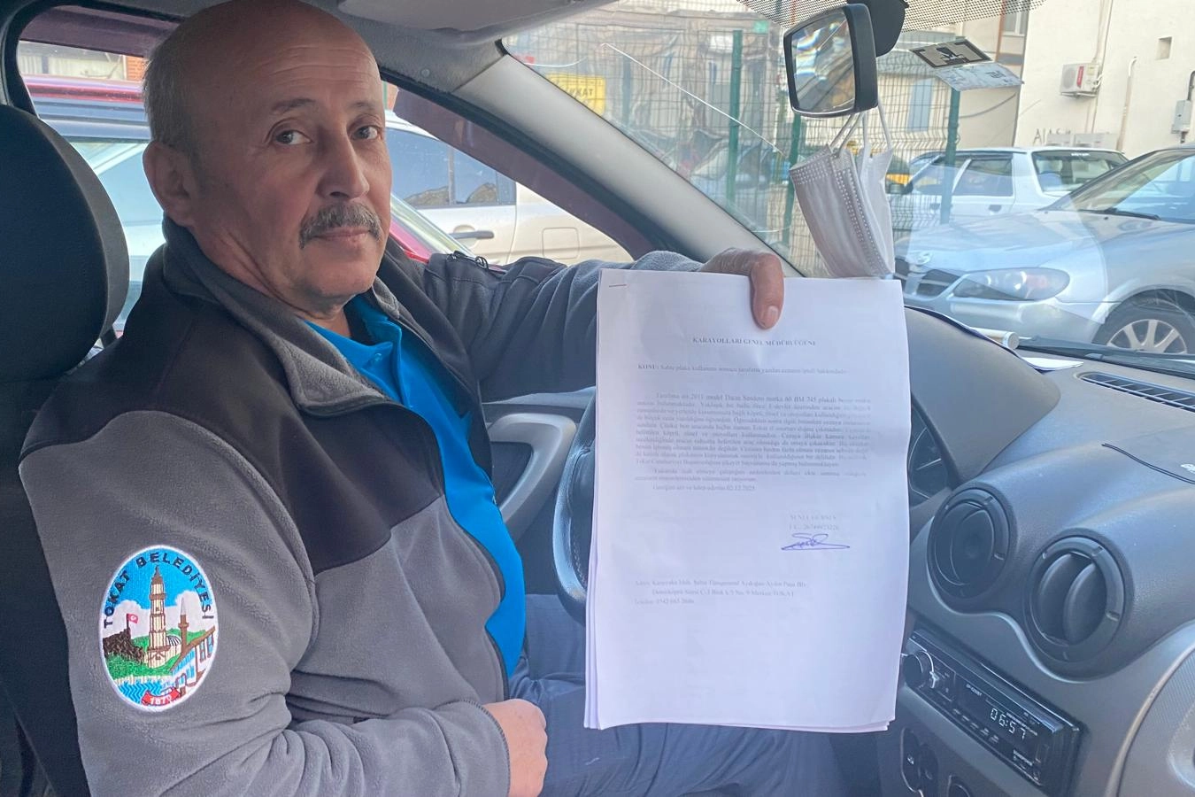 Tokat’ta şehir içi özel halk otobüsü şoförü olarak görev yapan